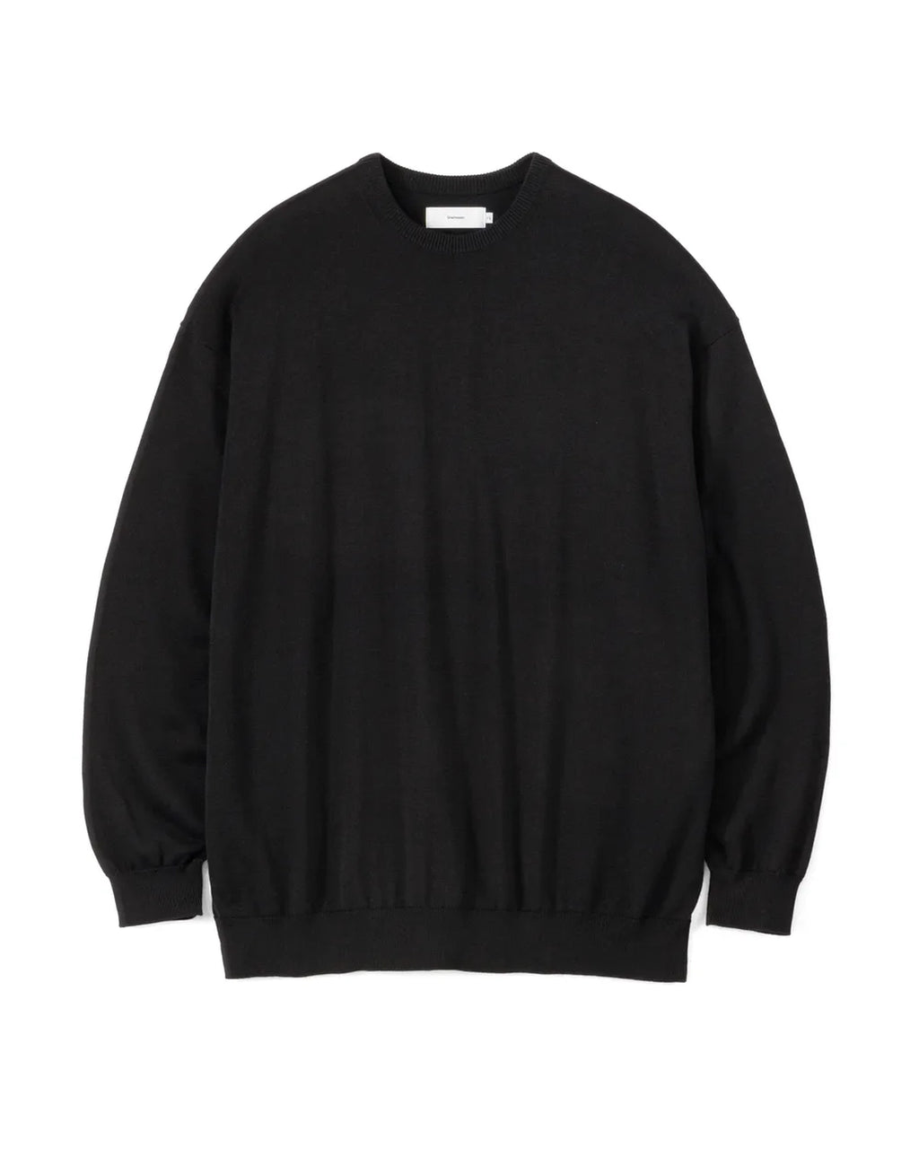 nananagchanpa　グラフペーパー インターシャニット GRAY BASIC] High Gauge L/S Crew Neck Knit – Graphpaper KYOTO