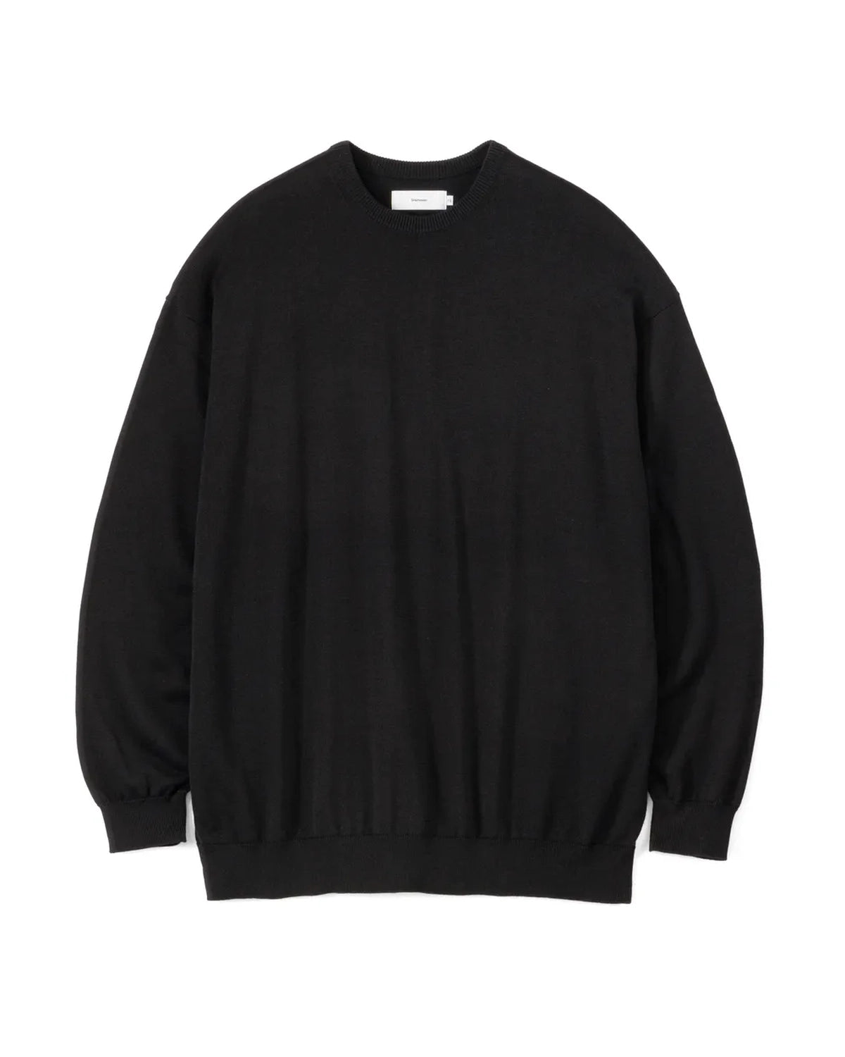 Graphpaper / Suvin High Gauge L/S Crew Neck Knit (GU251-80007B)