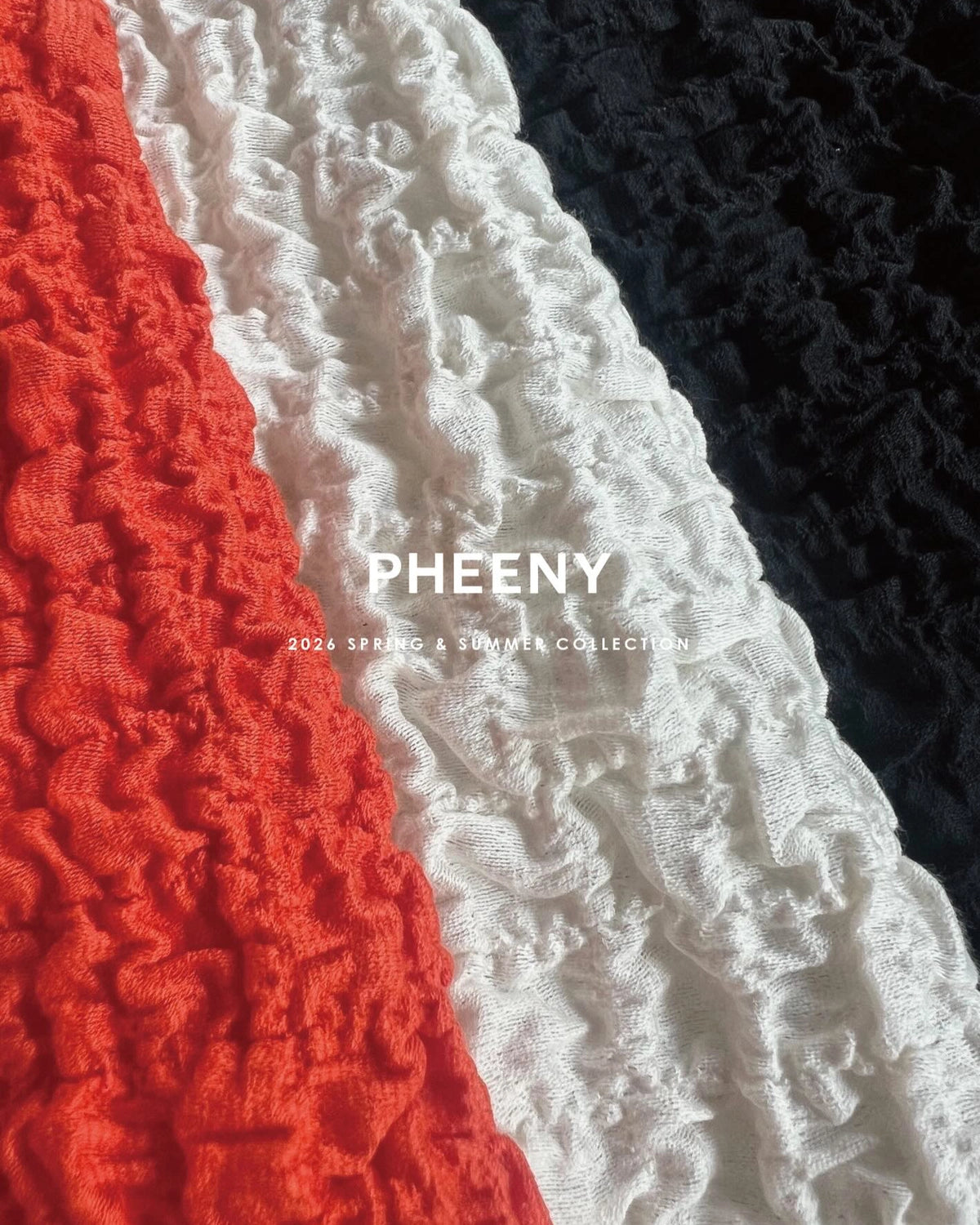 PHEENY / Shrink Frill Skirt (PS26-CS22)