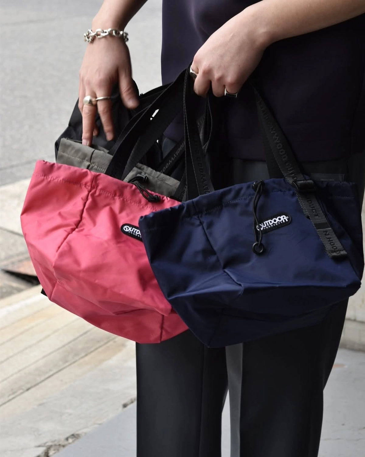 N.HOOLYWOOD COMPILE  / × OUTDOOR PRODUCTS TOTE BAG (2251-AC03)