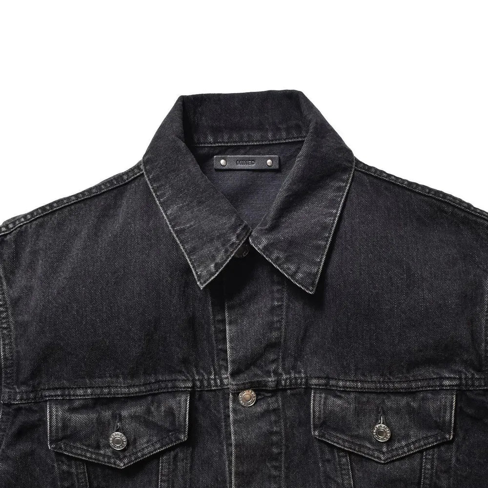 MINEDENIM  / Black Denim RF-GJKT (2409-8004)