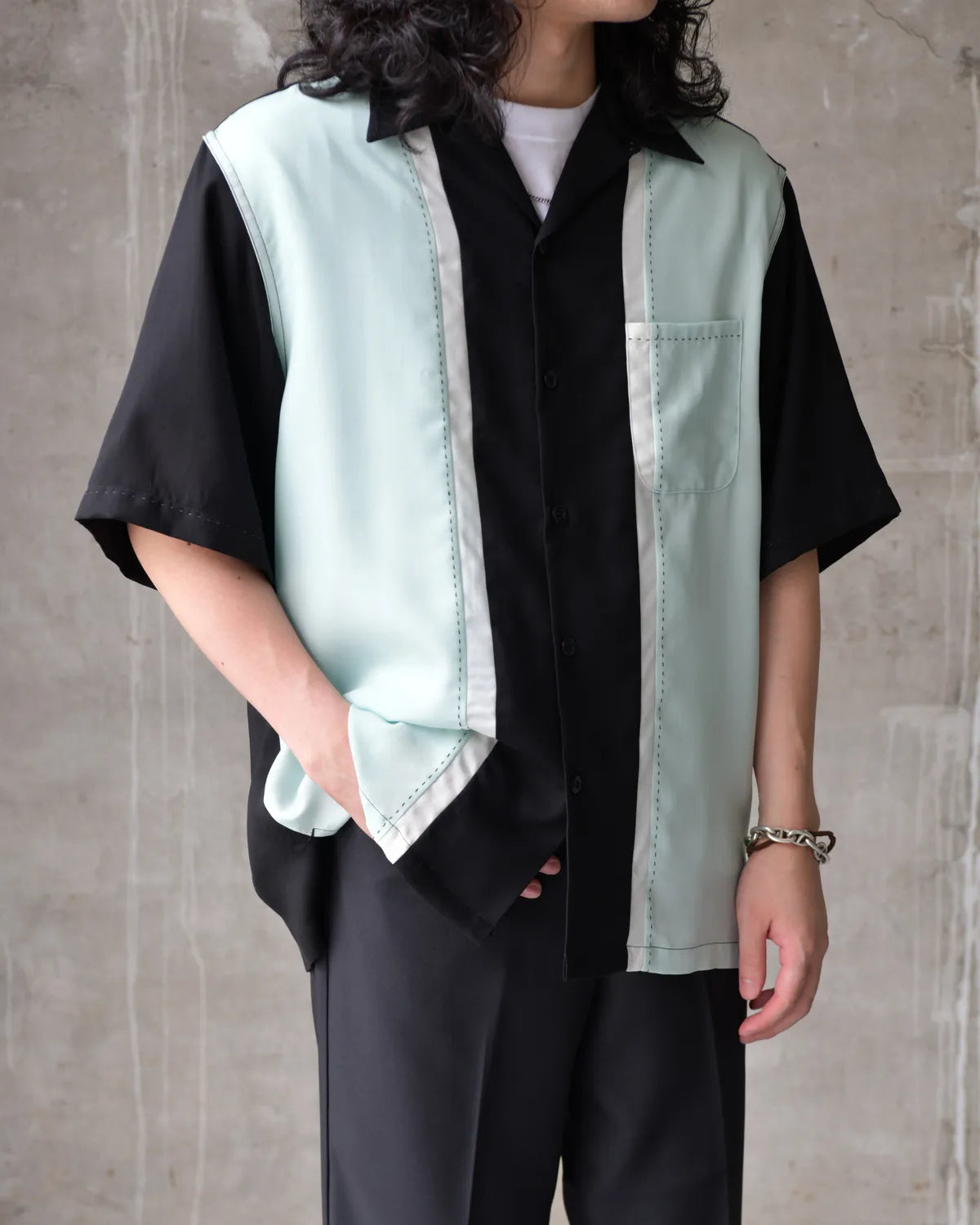 WACKO MARIA / SWITCHING SHIRT S/S -TYPE-1- (26SS-WMS-OC02)