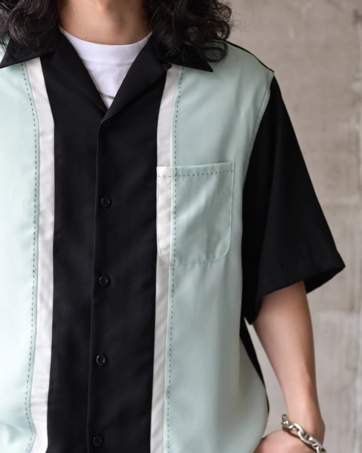 WACKO MARIA / SWITCHING SHIRT S/S -TYPE-1- (26SS-WMS-OC02)