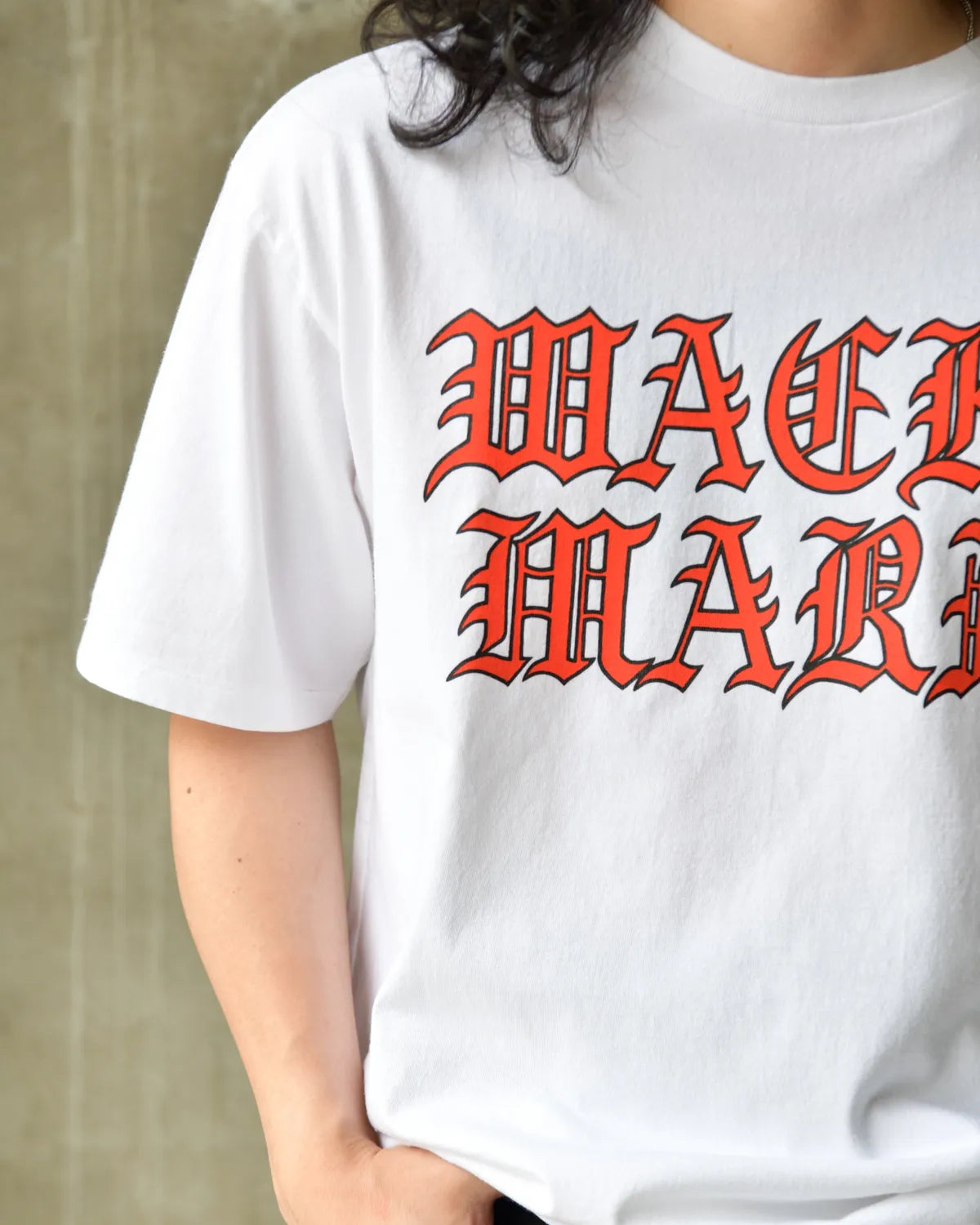 WACKO MARIA / WASHED HEAVY WEIGHT CREW NECK  (26SS-WMT-WT12)