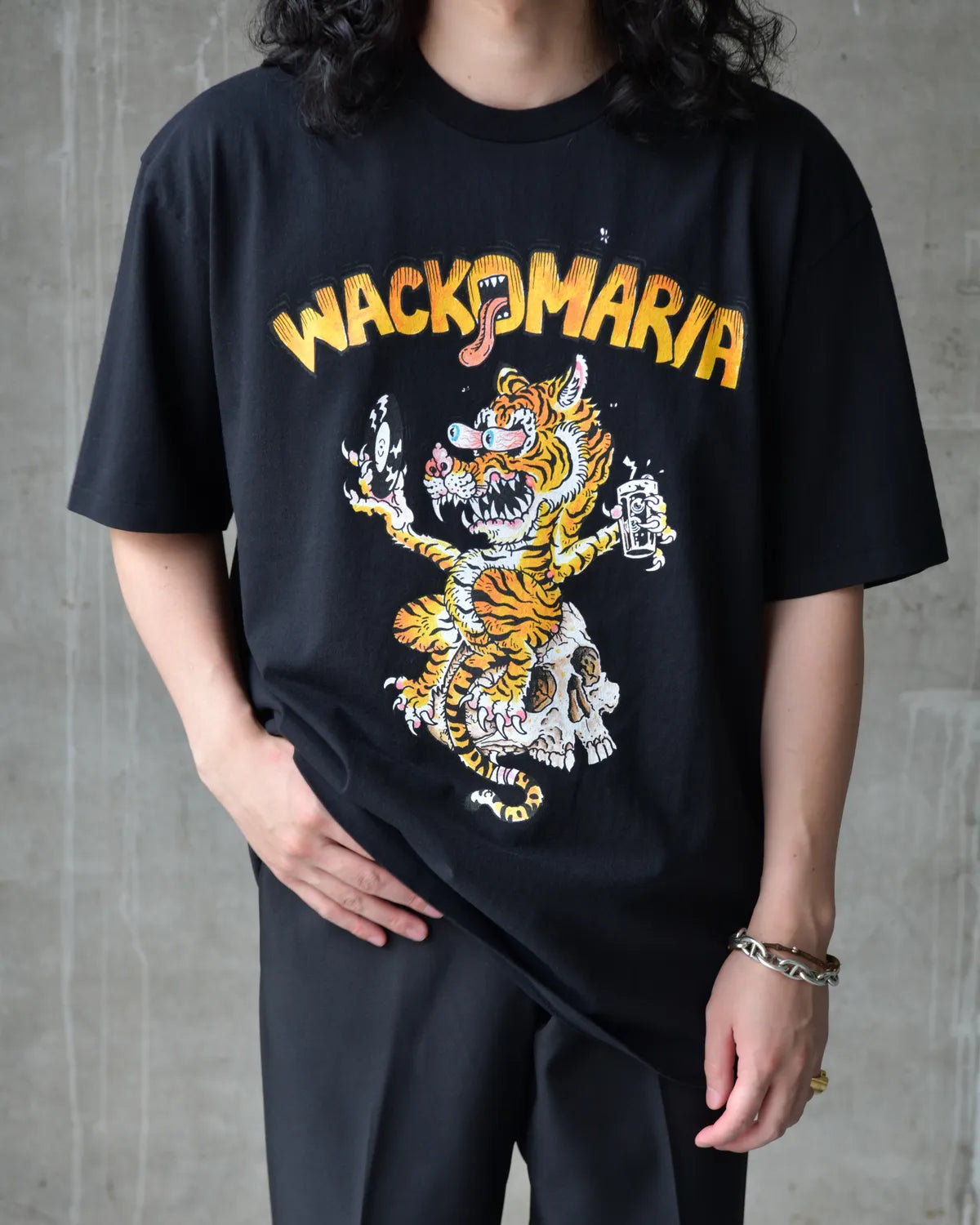 WACKO MARIA × TIM LEHI / WASHED HEAVY WEIGHT T-SHIRTS (26SS-WMT-WT01)