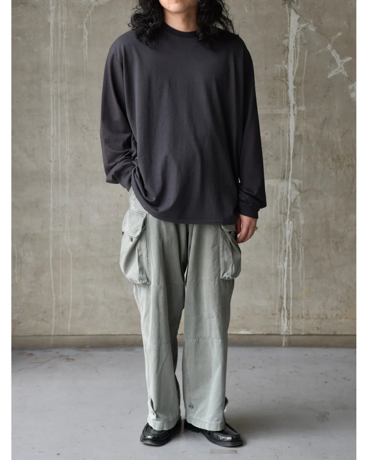 A.PRESSE / Cashmere Blend L/S T-Shirt (26AAP-05-02)