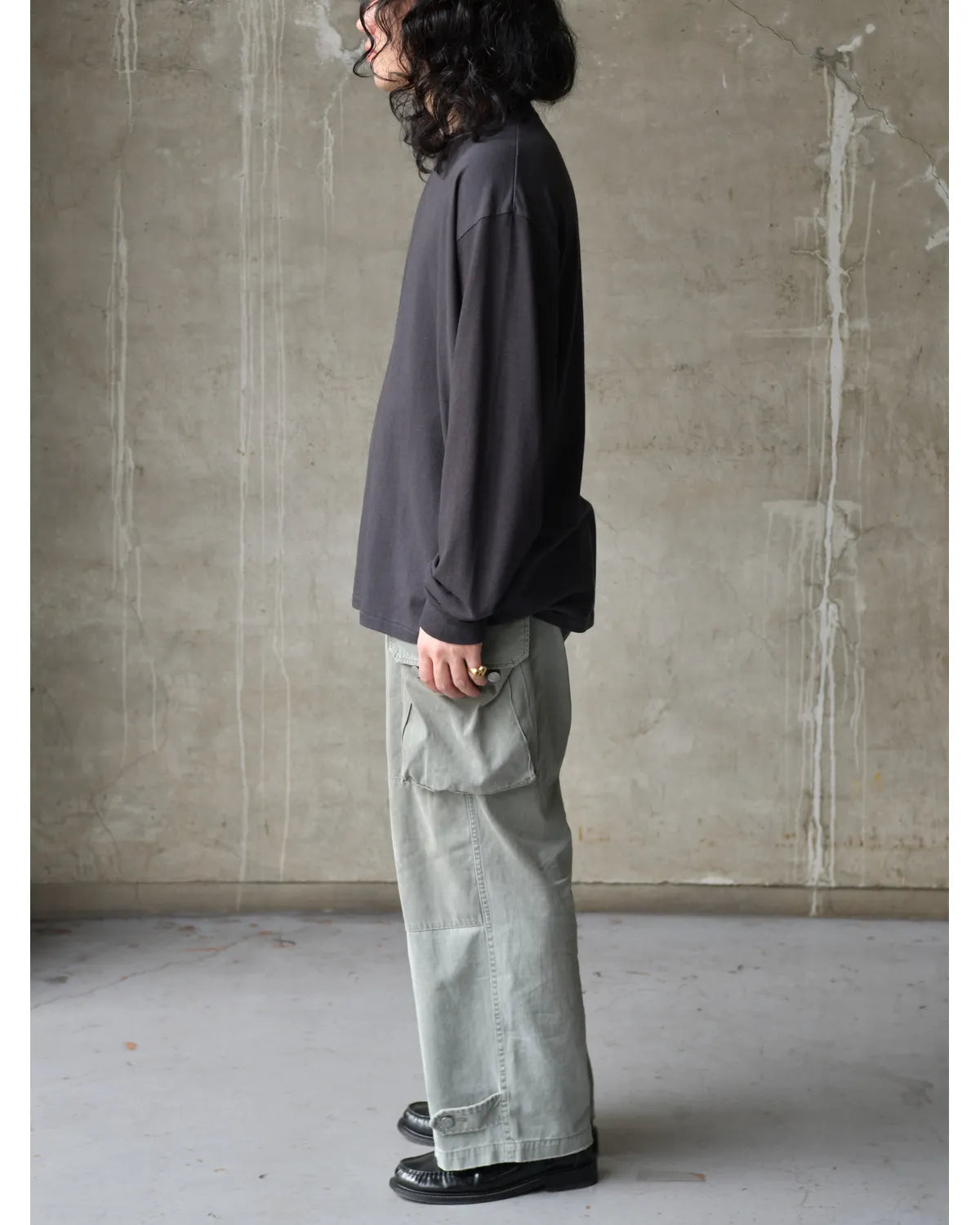 A.PRESSE / Cashmere Blend L/S T-Shirt (26AAP-05-02)