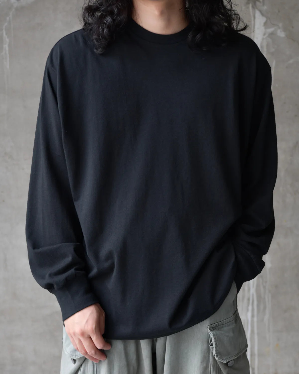A.PRESSE / Cashmere Blend L/S T-Shirt (26AAP-05-02)