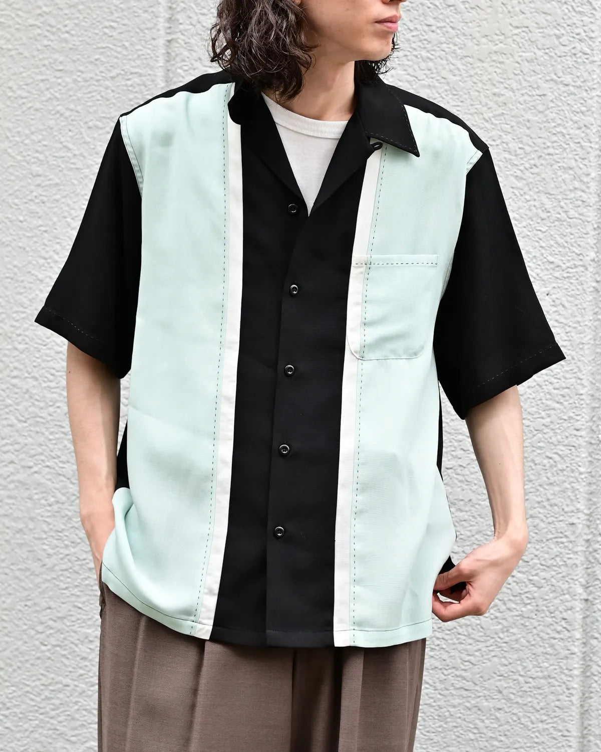 WACKO MARIA / SWITCHING SHIRT S/S -TYPE-1- (26SS-WMS-OC02)