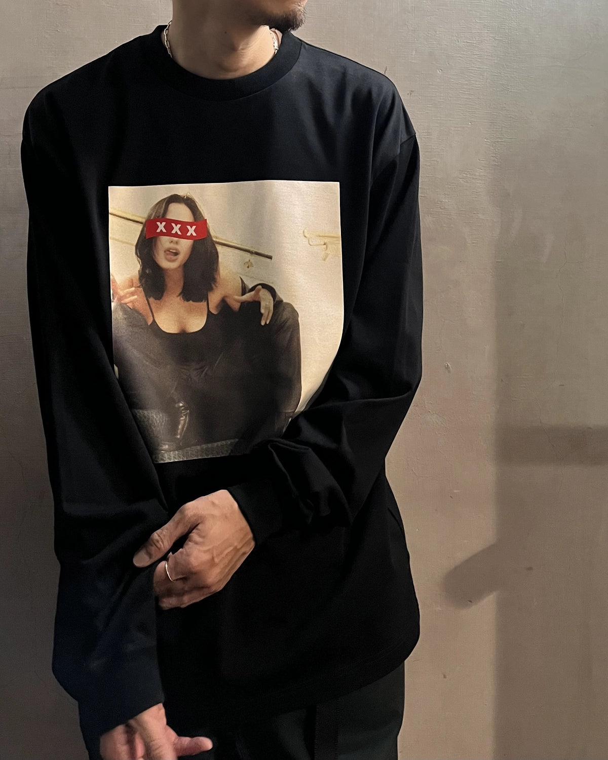 GOD SELECTION XXX / Womens Photo Graphic Long Sleeve Tee (GX-S26-LT-02)