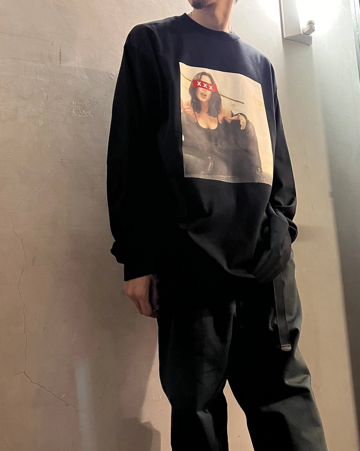 GOD SELECTION XXX / Womens Photo Graphic Long Sleeve Tee (GX-S26-LT-02)