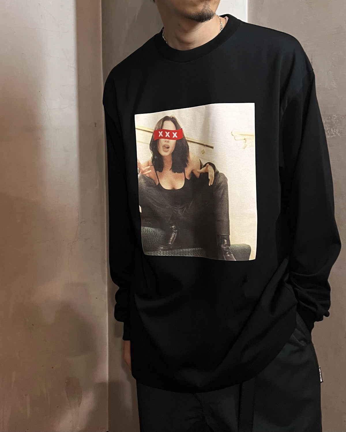 GOD SELECTION XXX / Womens Photo Graphic Long Sleeve Tee (GX-S26-LT-02)