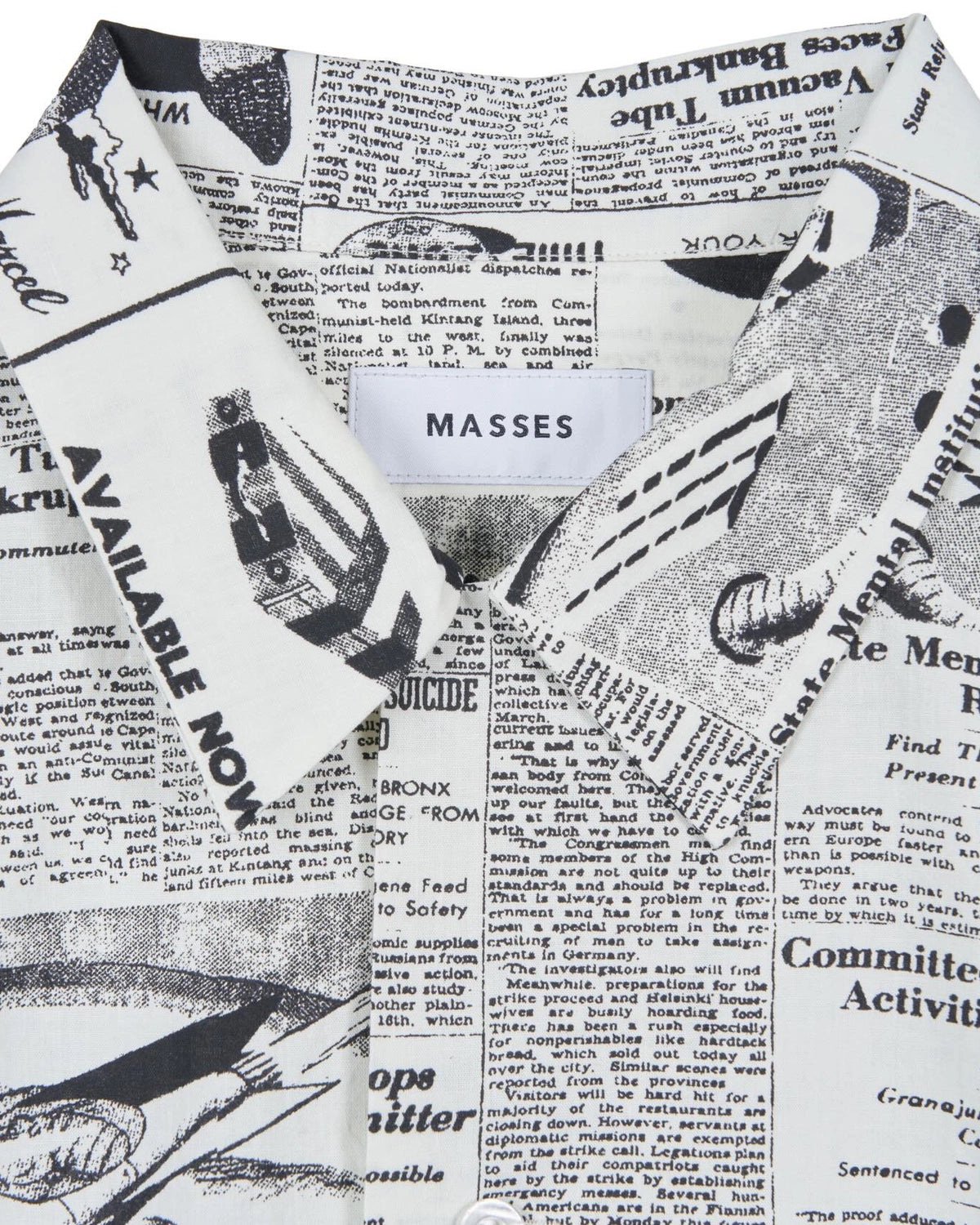 MASSES / NEWS PAPER SHIRT (1261028013)