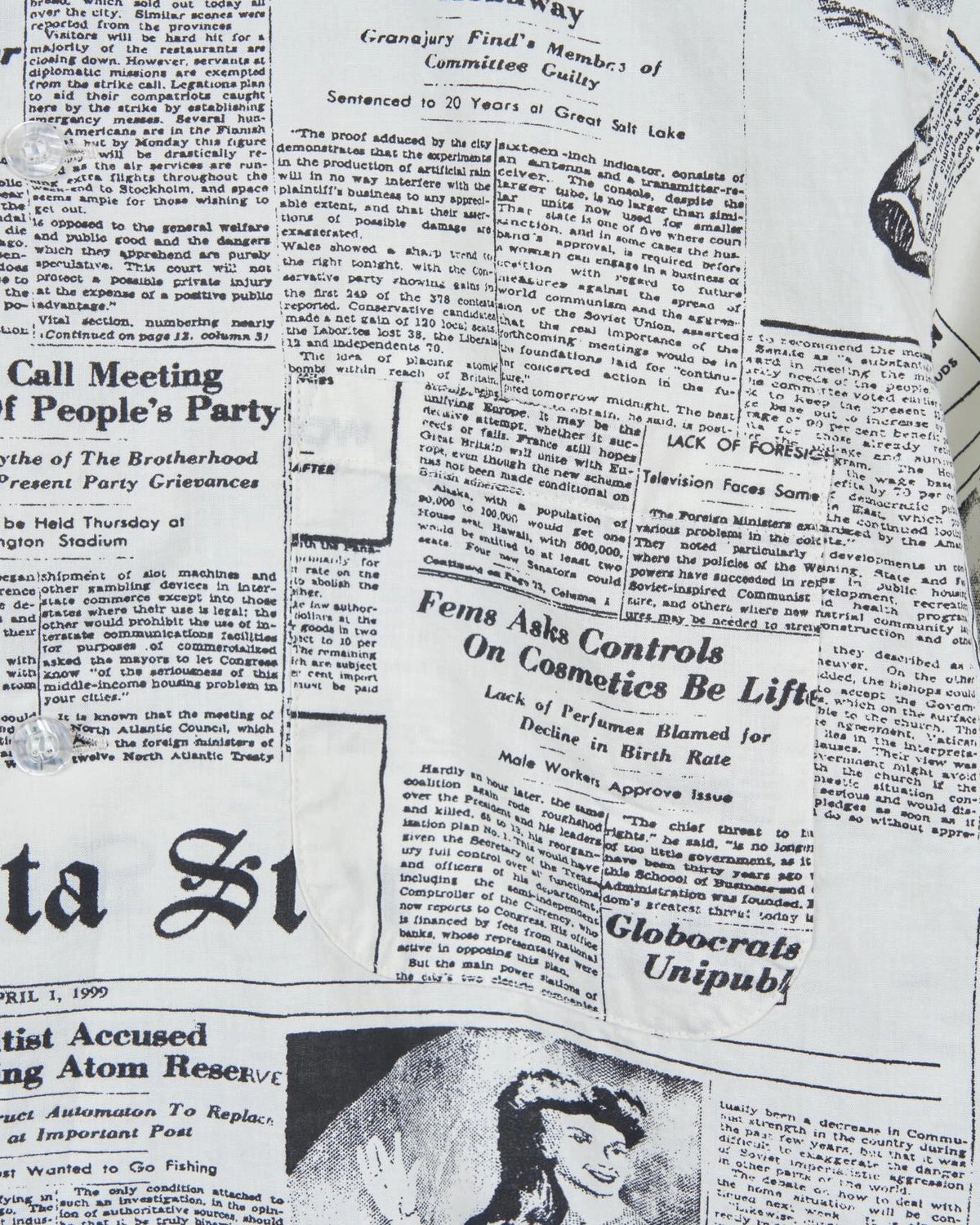 MASSES / NEWS PAPER SHIRT (1261028013)