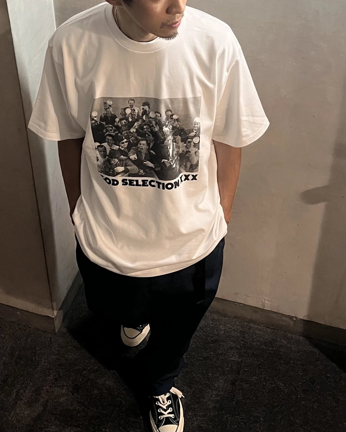 GOD SELECTION XXX / Paparazzi Logo Photo Tee (GX-S26-ST-17)
