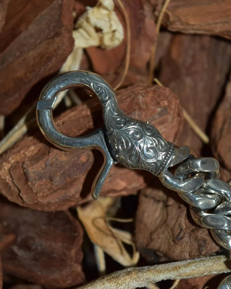 ANTIDOTE BUYERS CLUB / ENGRAVED CLASSIC CHAIN BRACELET BRACELET (RX-620)