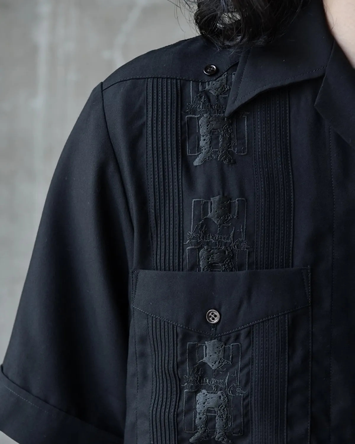 WACKO MARIA × DEATH ROW RECORDS / CUBA SHIRT S/S (DEATHROW-WM-OC02)