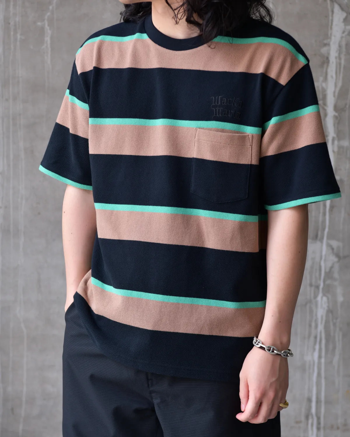 WACKO MARIA(ワコマリア) / STRIPED CREW NECK T-SHIRT | 公式通販