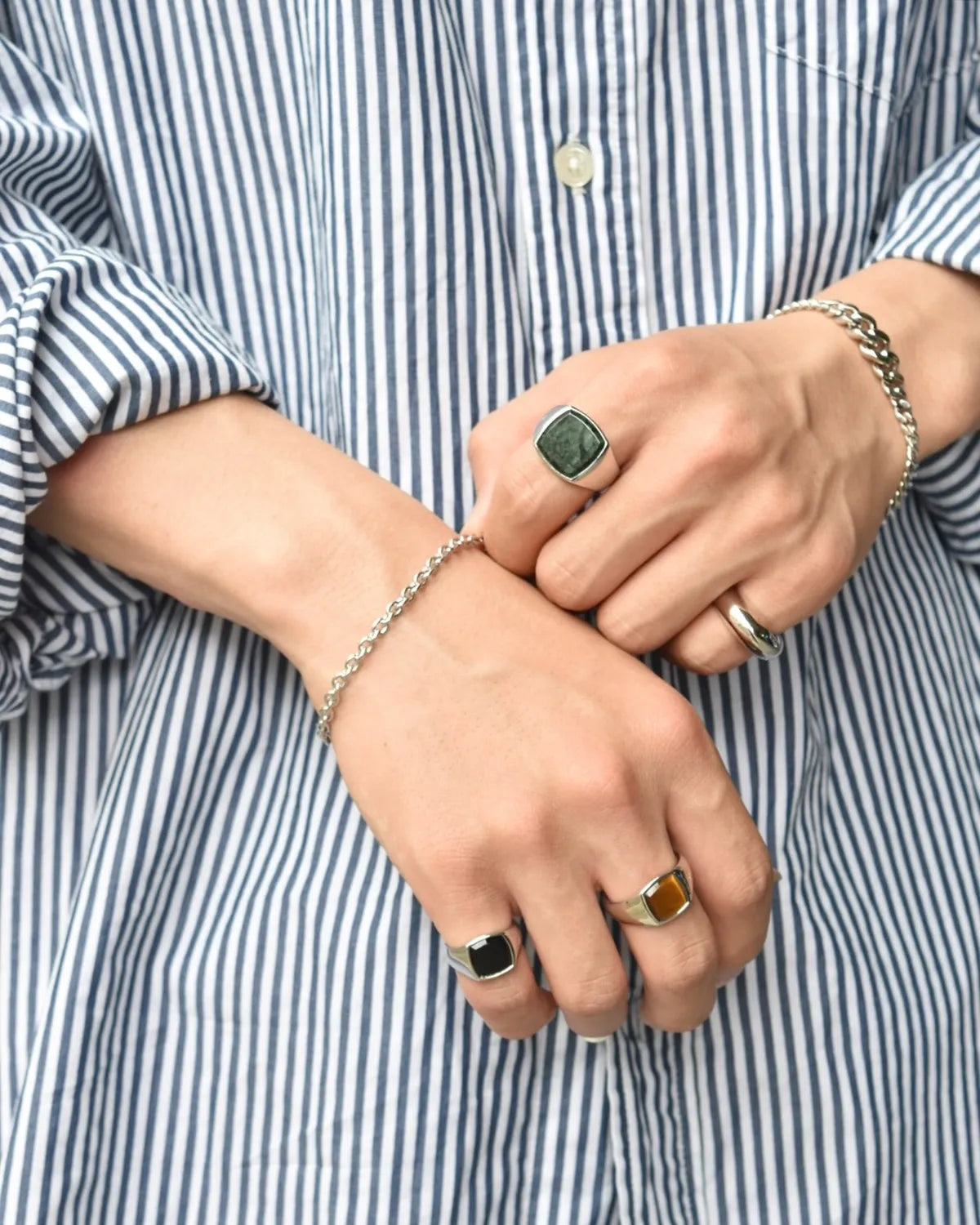 TOM WOOD / Cushion Green Marble (M)