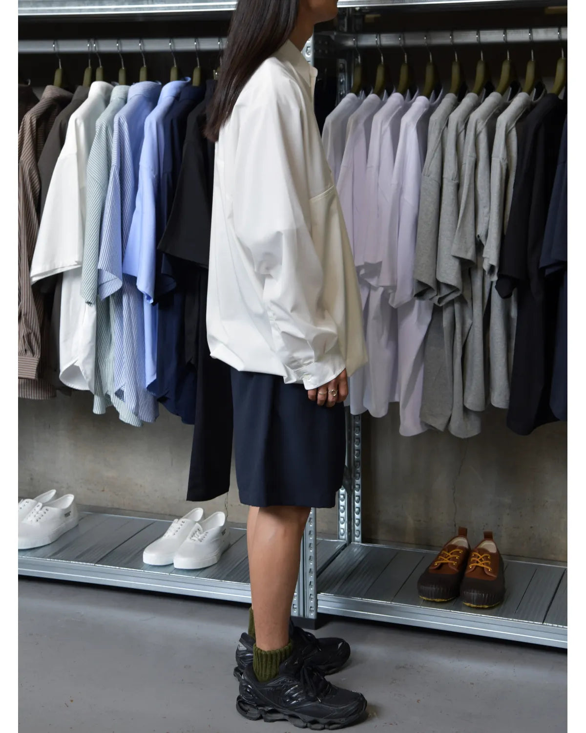 FreshService / COOL TECH POPLIN L/S ANORAK SHIRT (FSC262-50056)