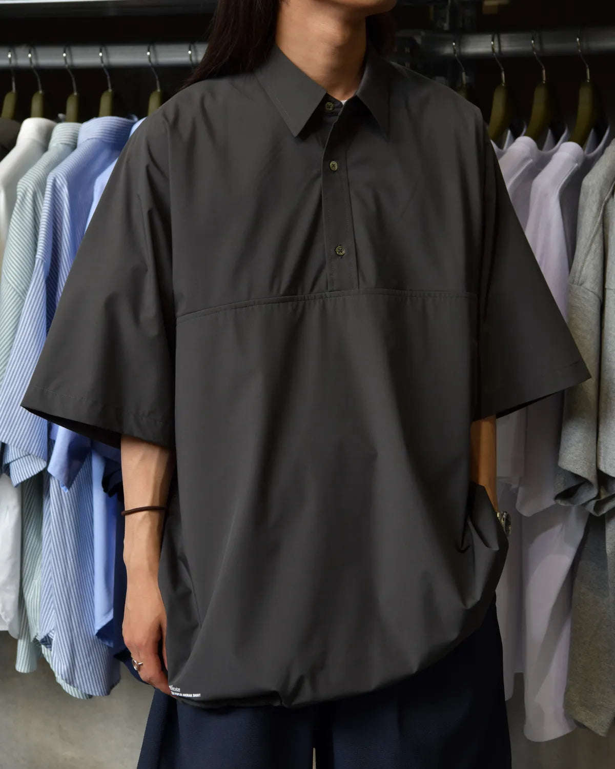 FreshService / COOL TECH POPLIN S/S ANORAK SHIRT (FSC262-50057)