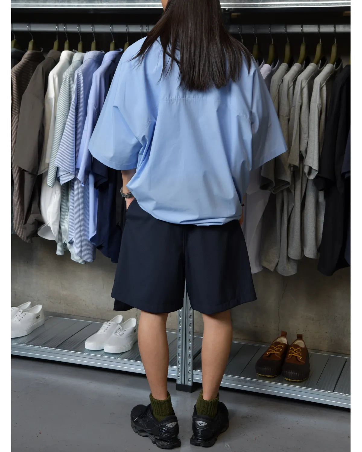 FreshService / COOL TECH POPLIN S/S ANORAK SHIRT (FSC262-50057)