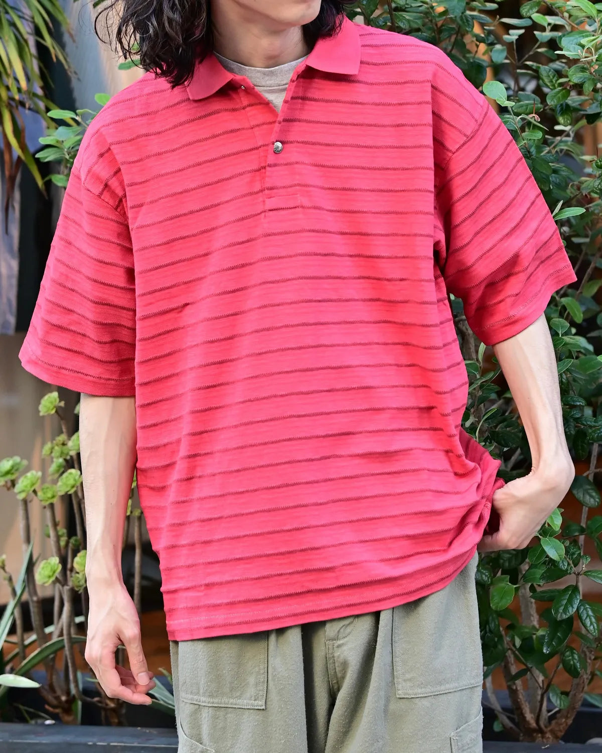 THE NORTH FACE PURPLE LABEL / Garment Dyed Jacquard Field Polo (N26SH040)