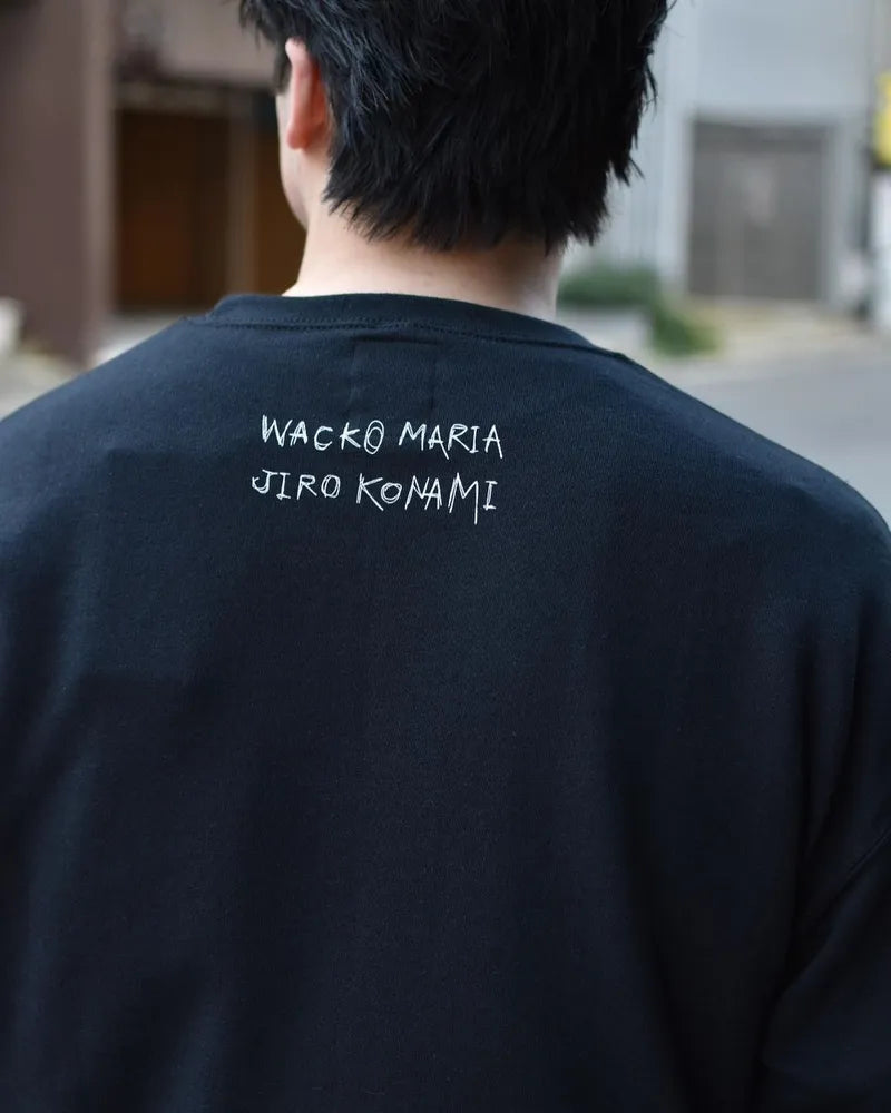 WACKO MARIA / × JIRO KONAMI CREW NECK SWEAT SHIRT(TYPE-2)