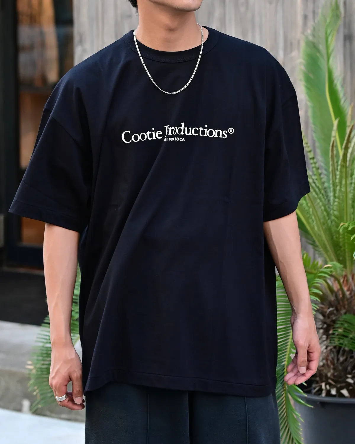 COOTIE クーティー Tシャツ ブラック 黒 サイズ:M | 24AW オーバー