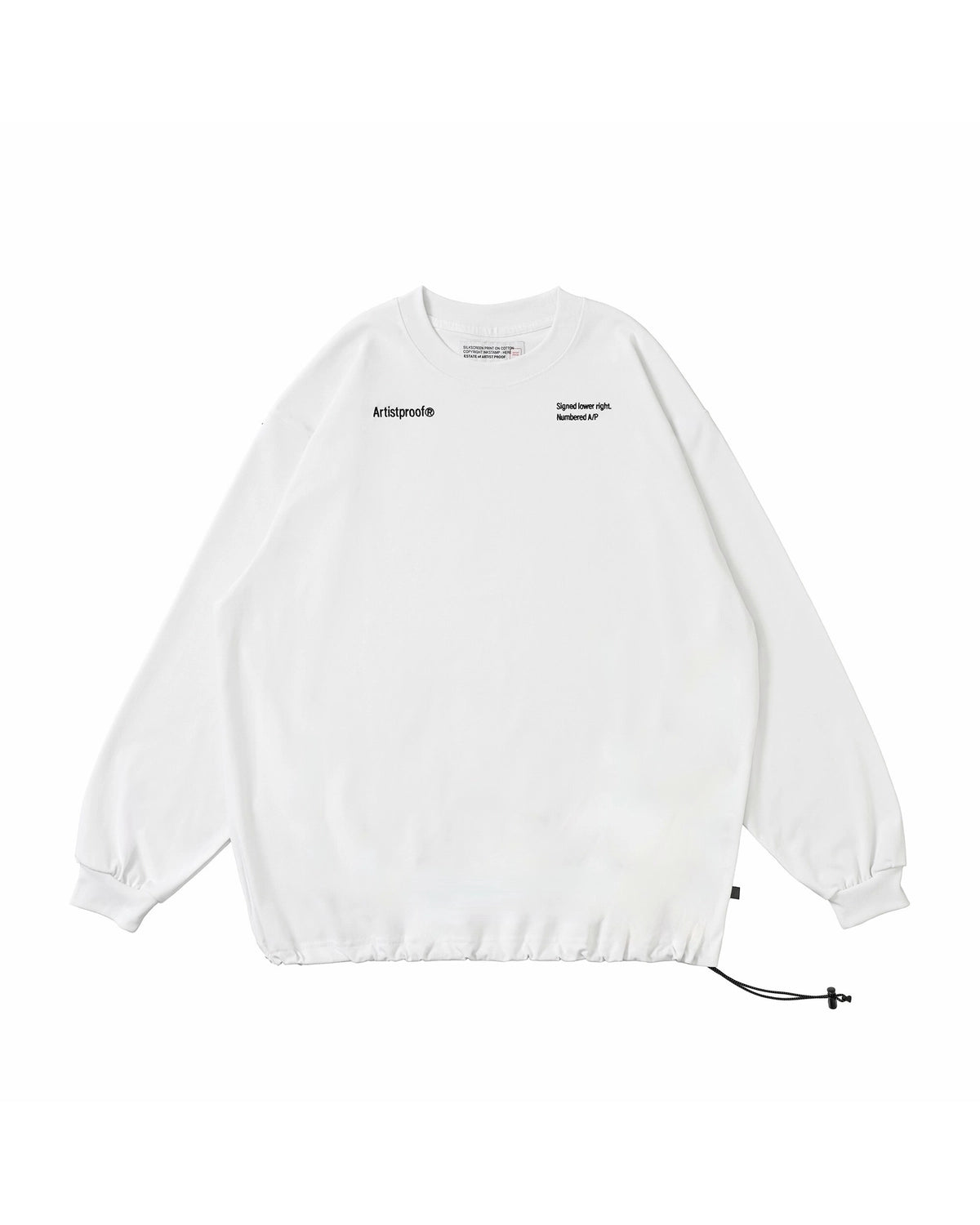 ARTIST PROOF / Abstract Imagist L/S Pullover Drawcord (ATPF-046LS)