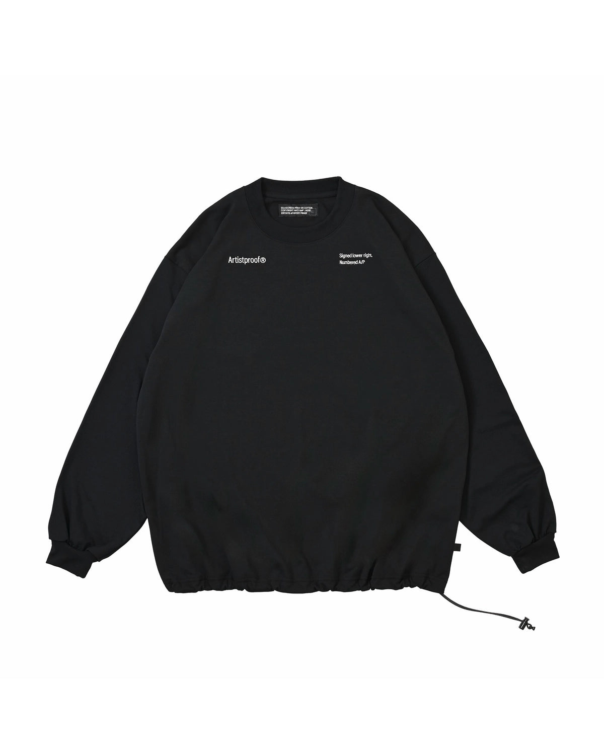 ARTIST PROOF / Abstract Imagist L/S Pullover Drawcord (ATPF-046LS)