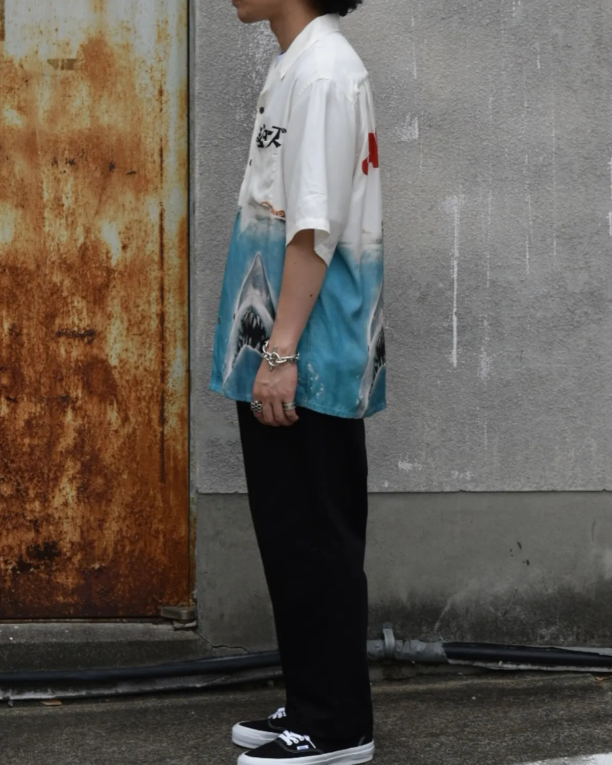 WACKO MARIA × JAWS / S/S HAWAIIAN SHIRT (JAWS-WM-HI01)