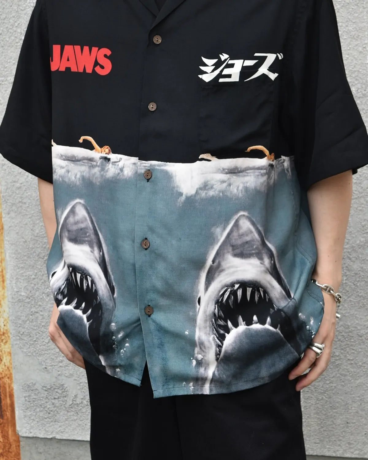 WACKO MARIA × JAWS / S/S HAWAIIAN SHIRT (JAWS-WM-HI01)