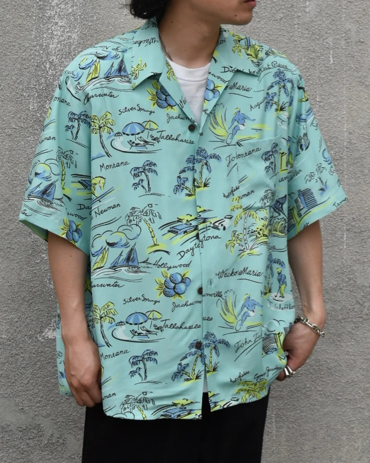 WACKO MARIA  / HAWAIIAN SHIRT S/S -TYPE2-  (25SS-WMS-HI02)