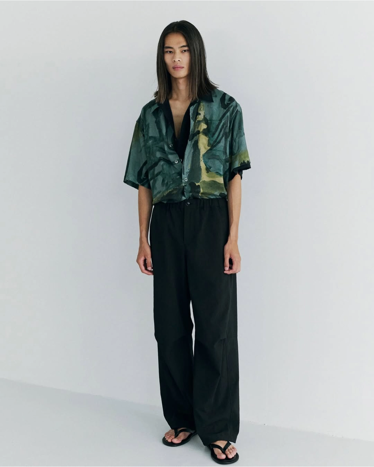 NTN（エヌティーエヌ）× MARIJN VAN KREIJ / S/S OPEN COLLAR SHIRT