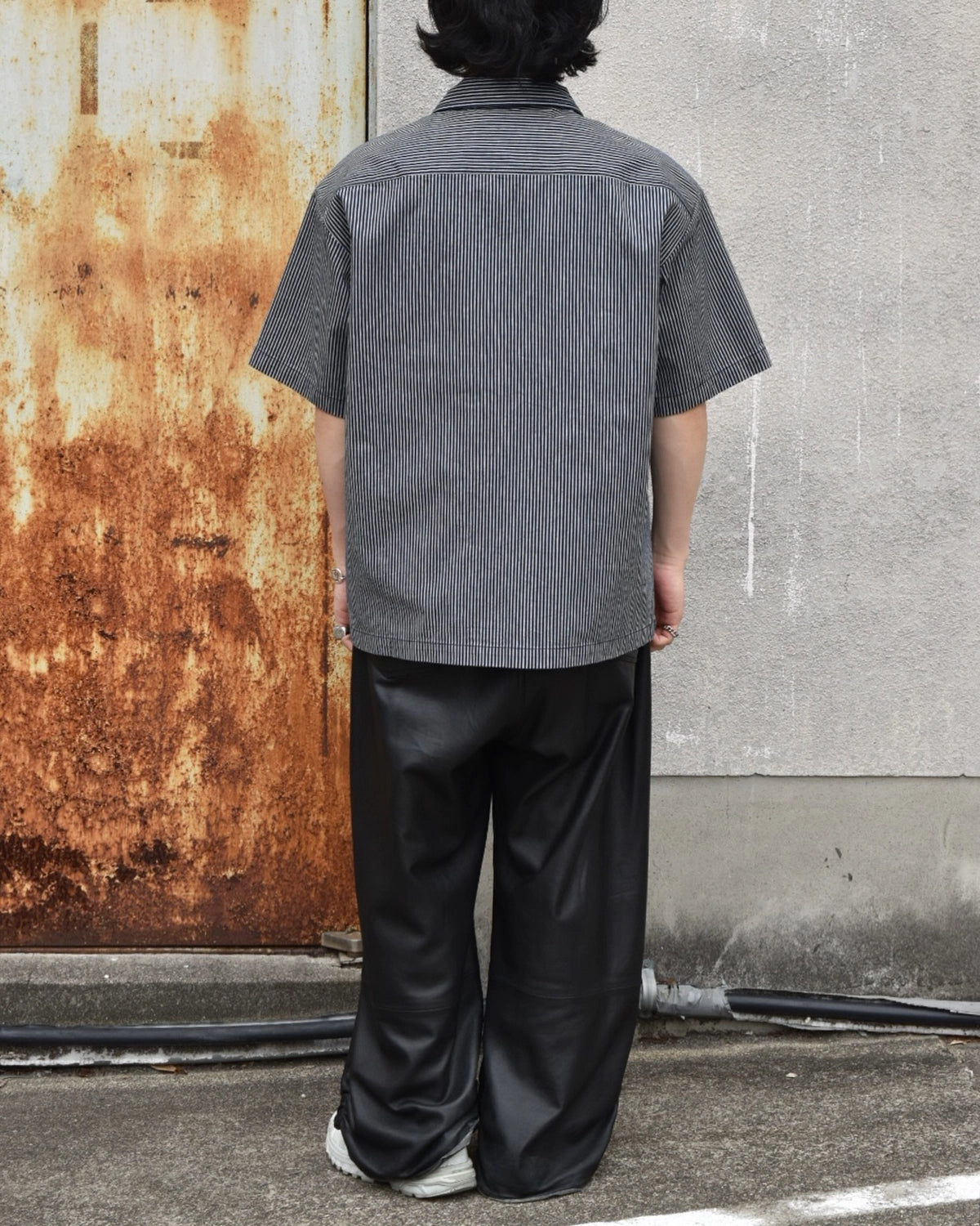 BEDWIN & THE HEARTBREAKERS / S/S ZIP UP SHIRT "GIBSON" (25SB1749)