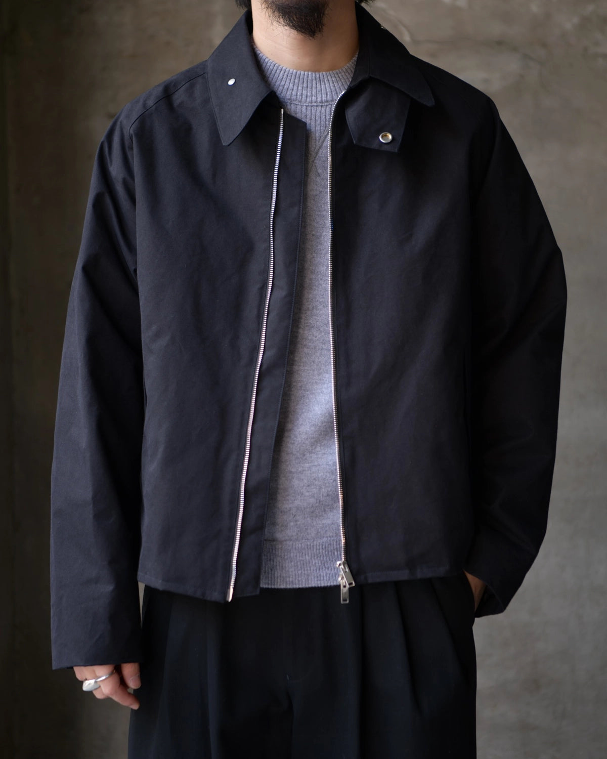 MARKAWARE / ZIP UP JACKET (A26A92BL01C)
