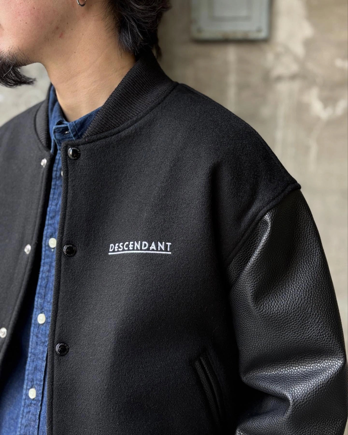 DESCENDANT / FLUKE UP VARSITY JACKET (252CPDS-JKM01S)