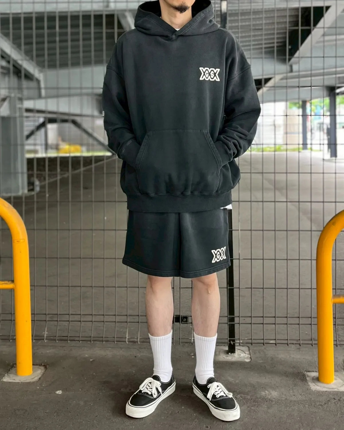 GOD SELECTION XXX / GSX EQUIPMENT GSX Logo Sweatshorts (GSX-S26-CS-02)