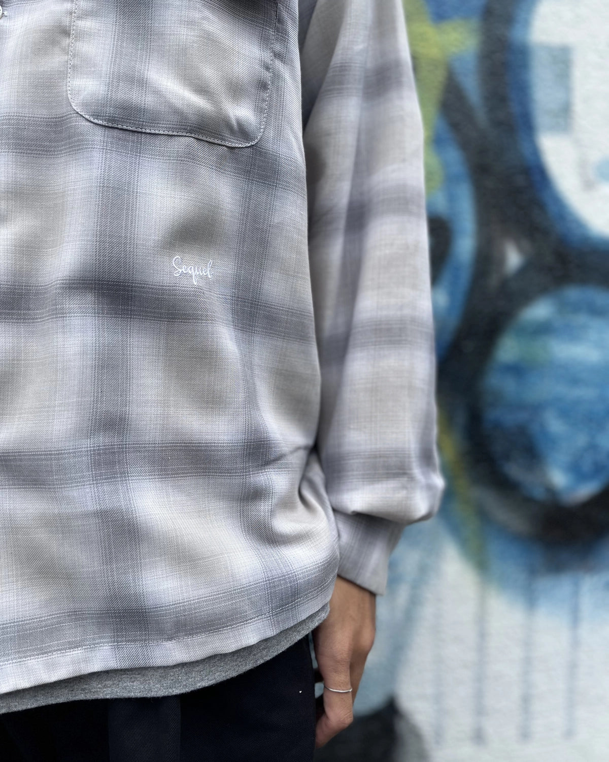 SEQUEL / OPEN COLLAR SHIRT (SQ-26AW-SH-01)