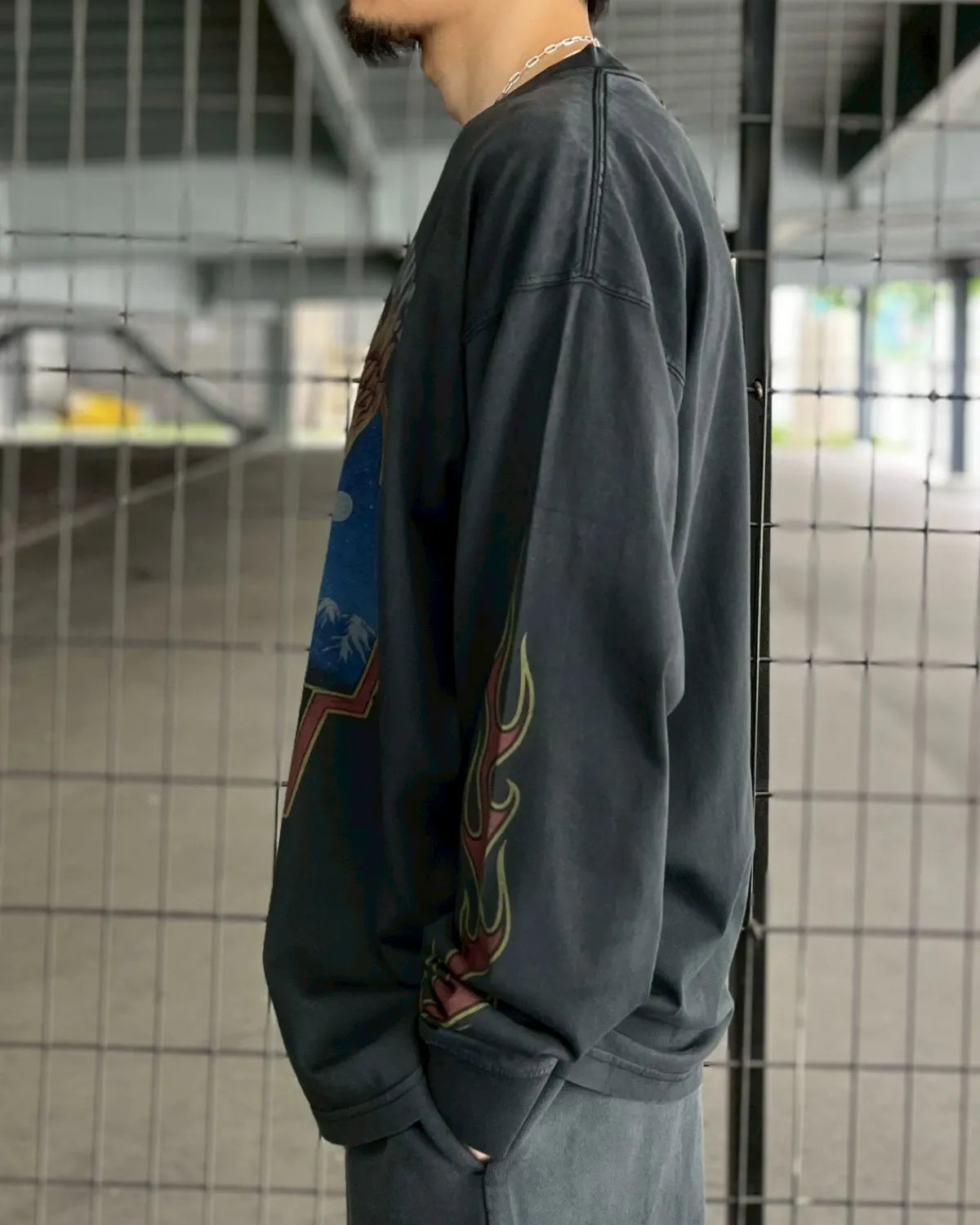 GOD SELECTION XXX / GSX EQUIPMENT Silent Moon Long Sleeve Tee (GSX-S26-LT-01)