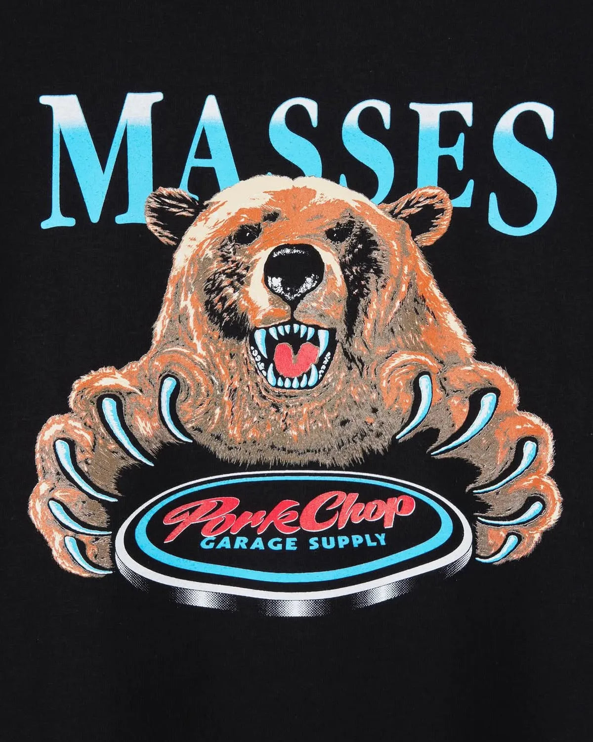 MASSES / PORKCHOP × MASSES T-SHIRT BEAR (1259005024)