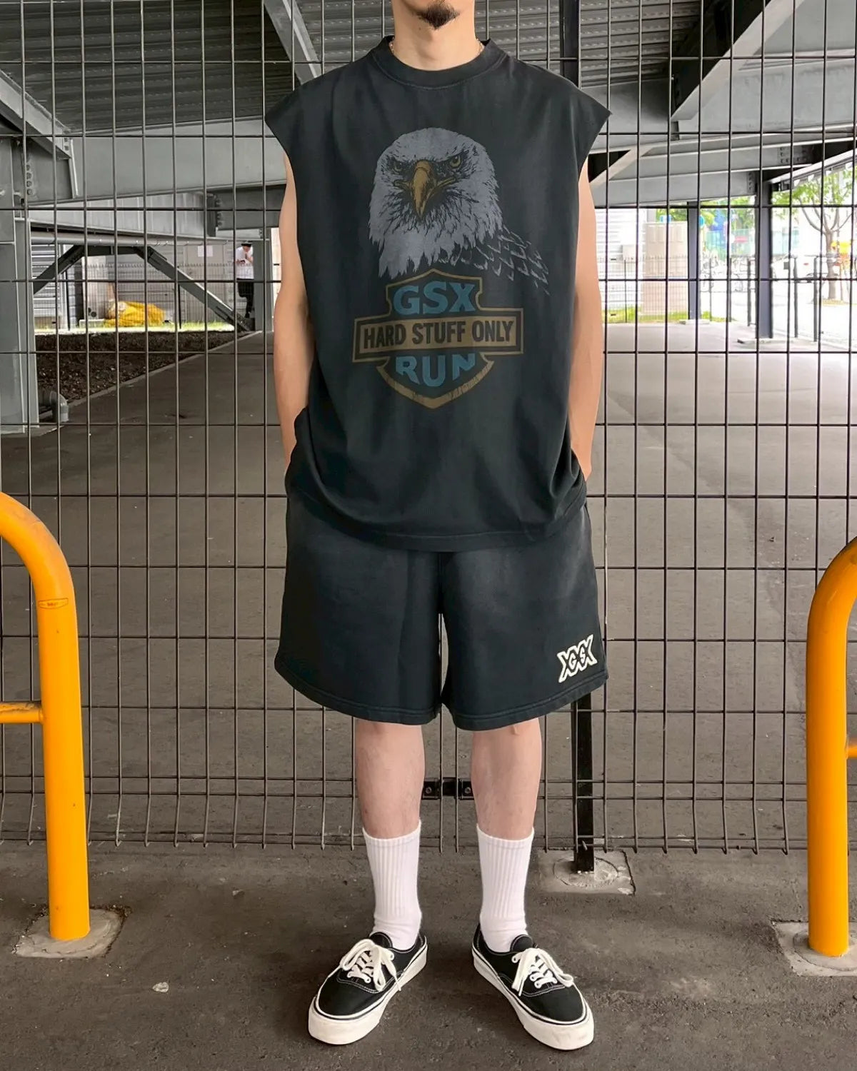 GOD SELECTION XXX / GSX EQUIPMENT Road Eagle Sleeveless (GSX-S26-SL-02)
