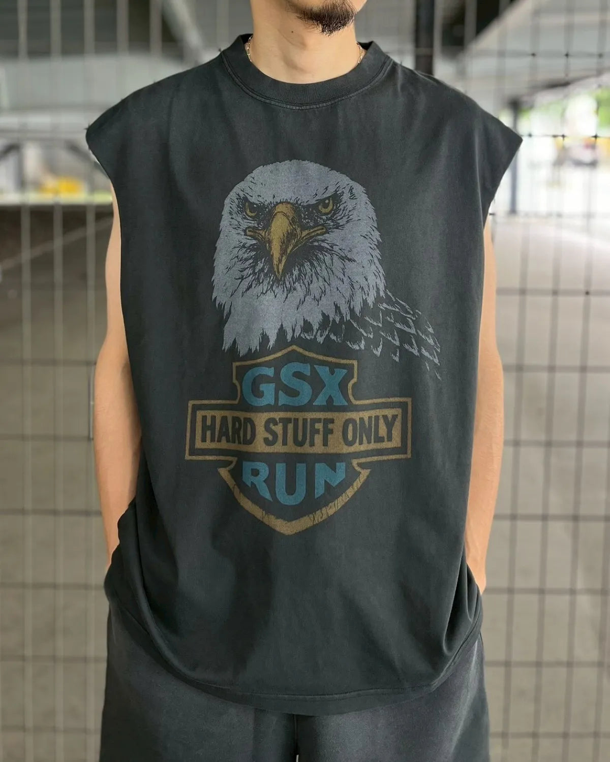 GOD SELECTION XXX / GSX EQUIPMENT Road Eagle Sleeveless (GSX-S26-SL-02)