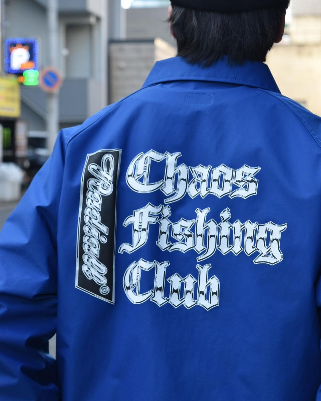 Chaos Fishing Club / CHROME LETTERS WINDBREAKERS JACKET