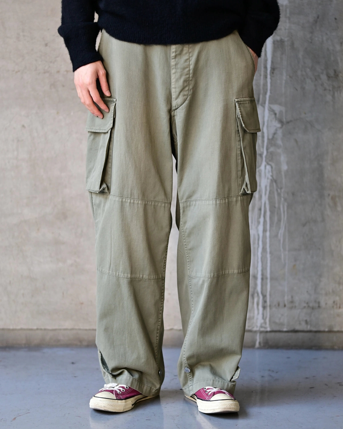 A.PRESSE / Vintage FA HBT M-47 Pants (26AAP-04-43)