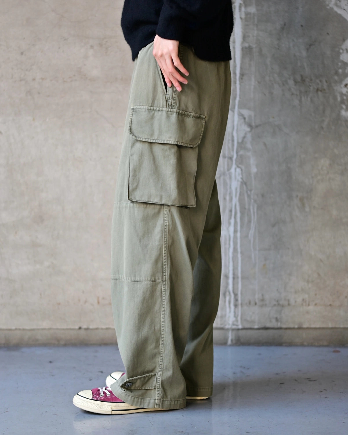 A.PRESSE / Vintage FA HBT M-47 Pants (26AAP-04-43)