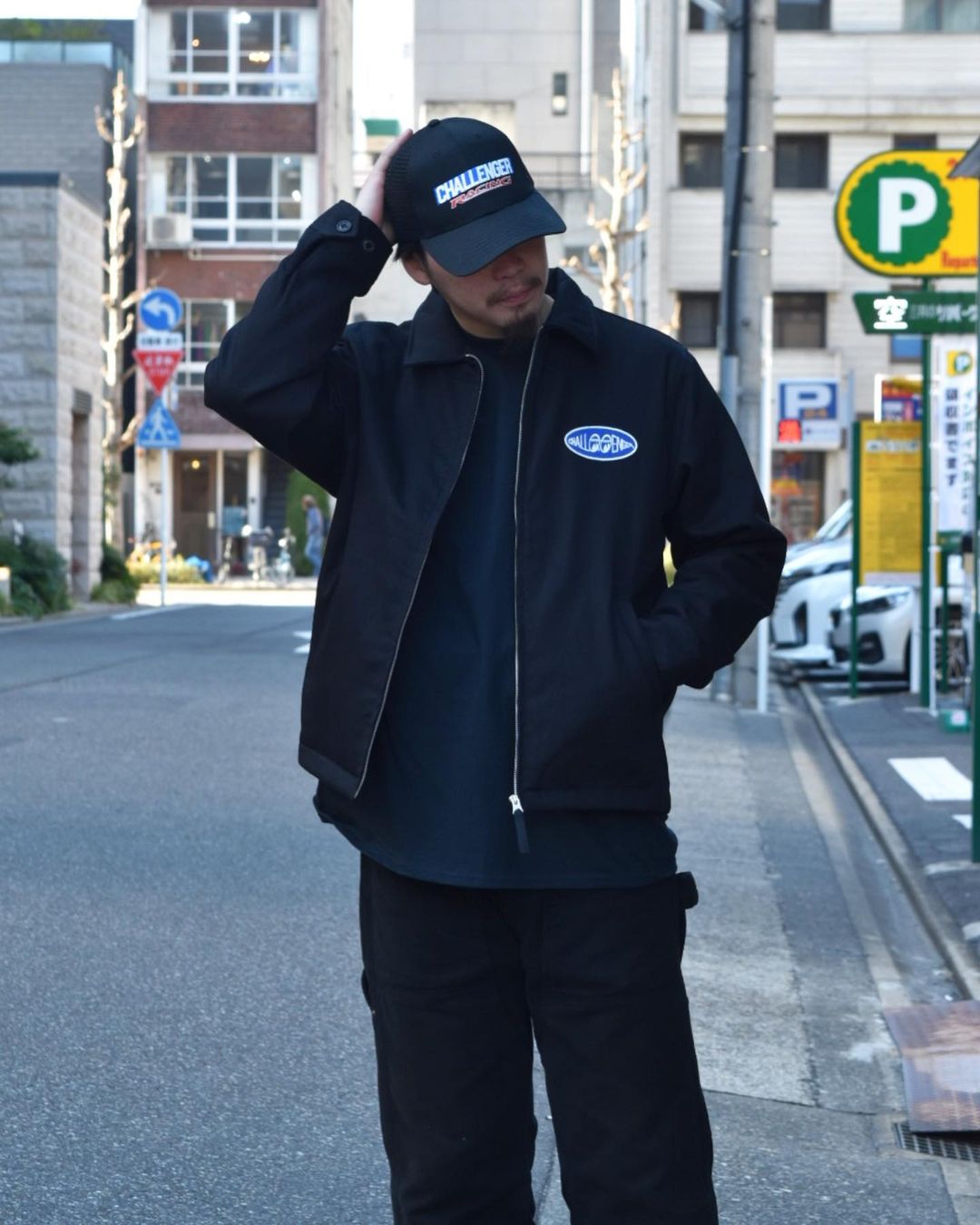 Challenger x MOON Equipped WORK JACKETカラーブラック
