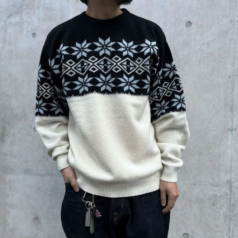 SEQUEL / NORDIC CREW NECK KNIT (SQ-23AW-KN-03)