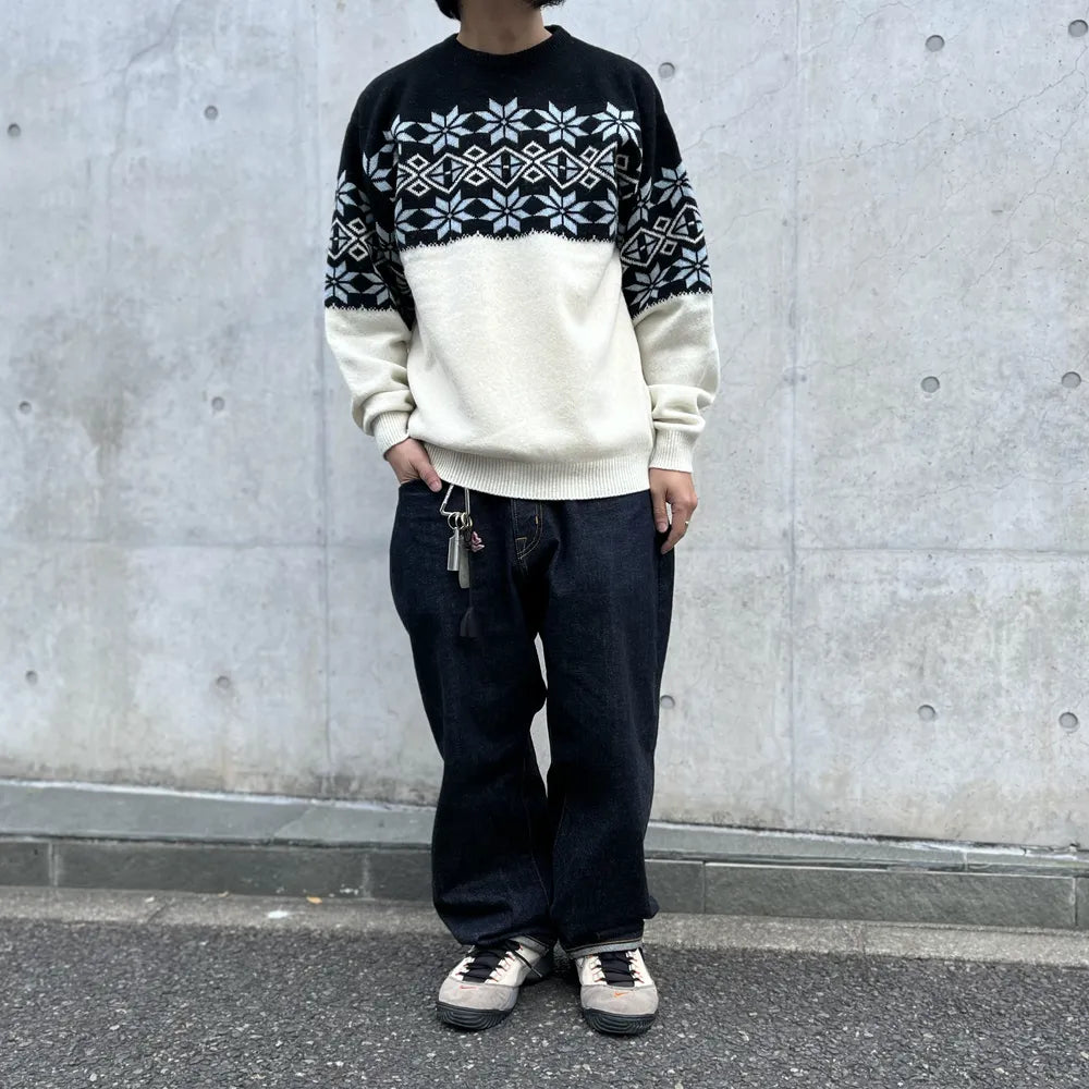 SEQUEL / NORDIC CREW NECK KNIT (SQ-23AW-KN-03)